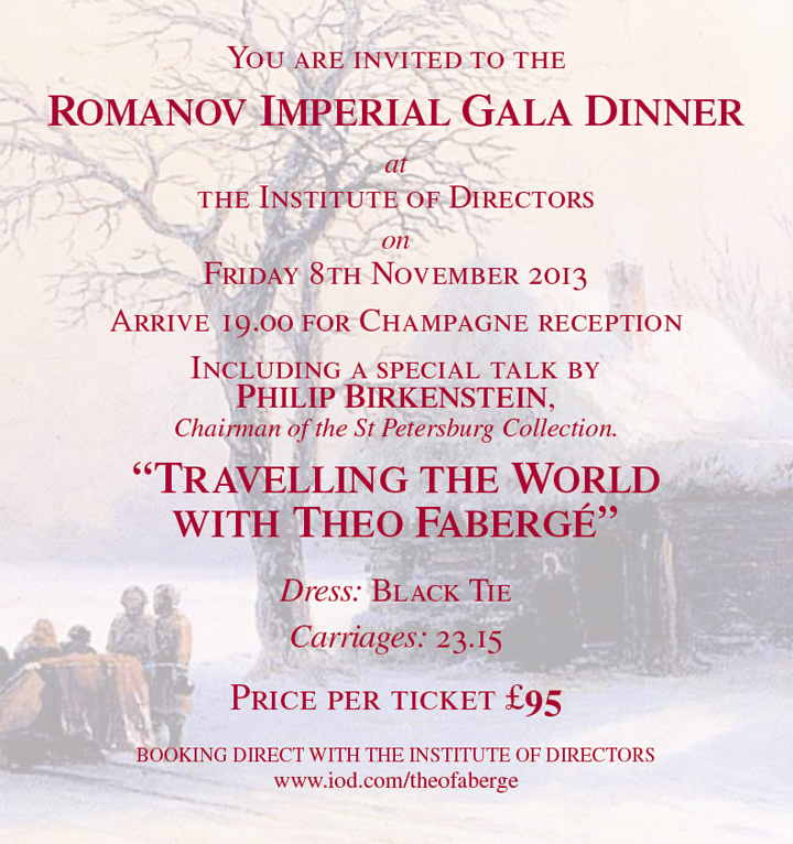 Romanov Imperial Gala Dinner